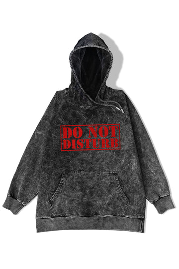 Manmaker Do Not Disturb Acid Wash Hoodie | Manmaker Gym Hoodie