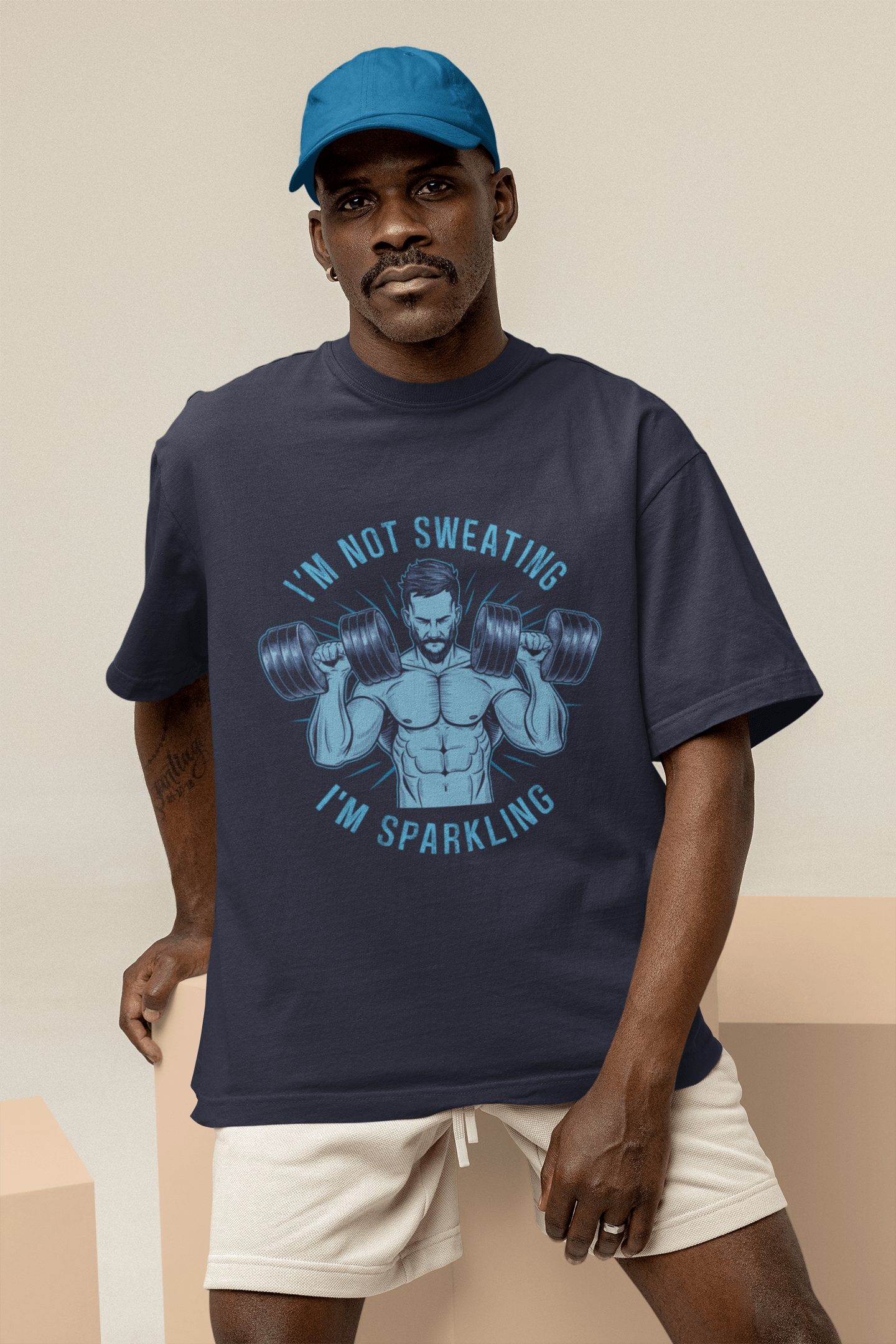 Manmaker's Gym Workout Oversized T-shirt