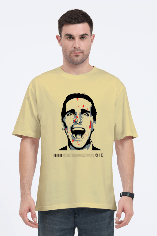 Manmaker's Patrick Bateman Oversized T-shirt - Manmaker