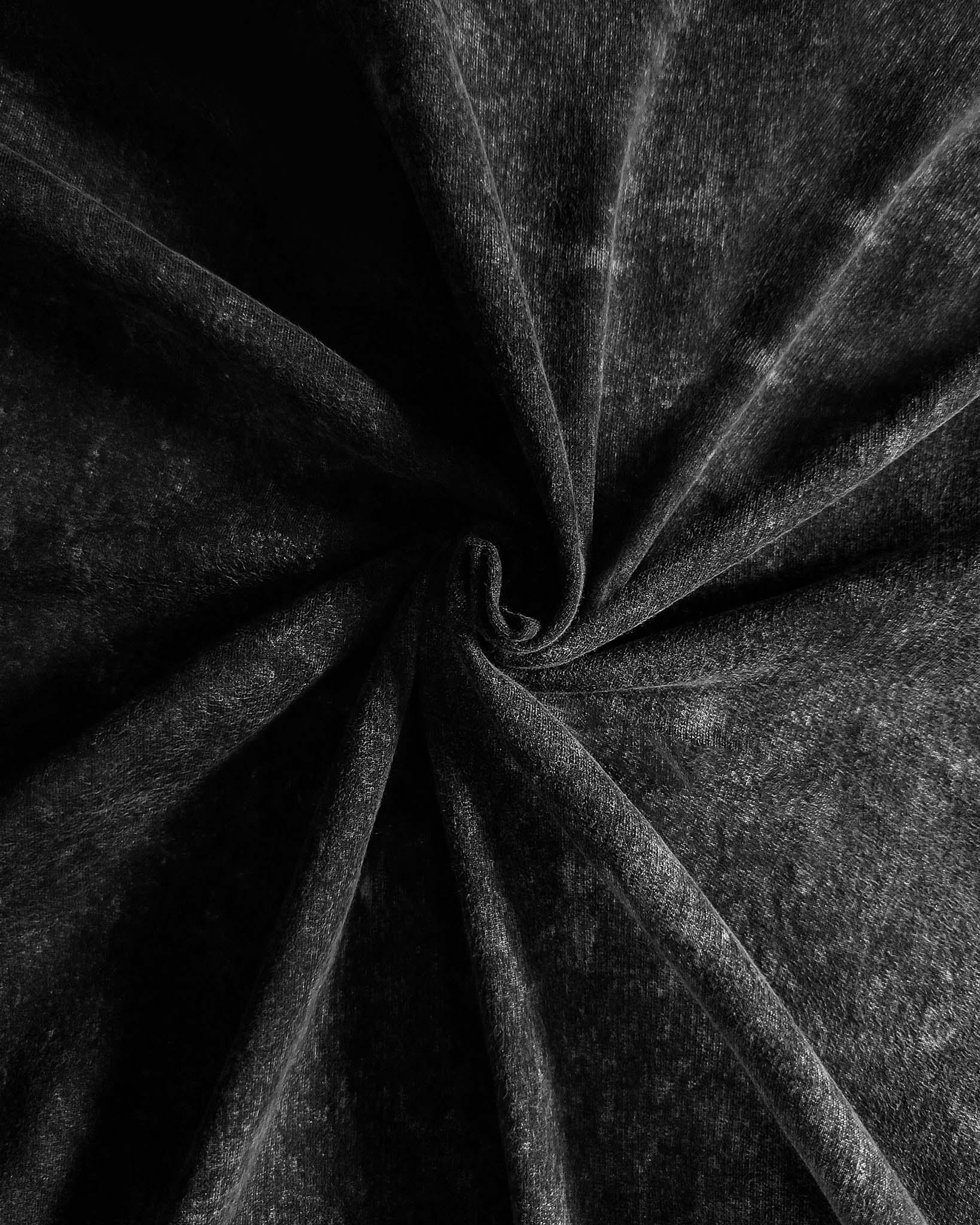 Close up view of Fabric of Manmaker Acid Washed Gym Hoodie