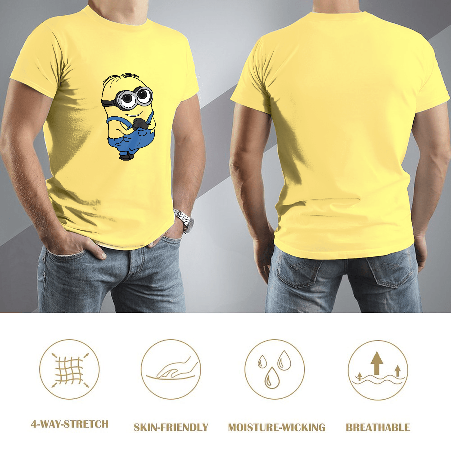 Batman Minions Joke t-shirt in black