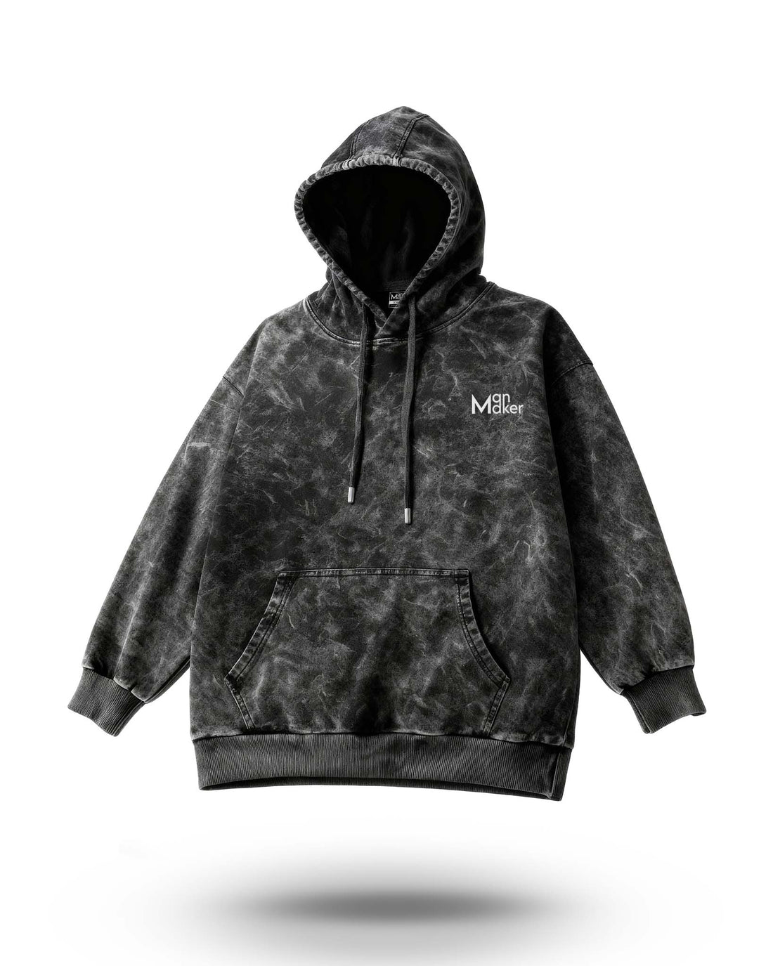 Manmaker Acid Wash Gym Hoodie | Gym Wear for Men and Women 