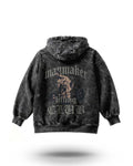 Manmaker Cbum Acid Washed Hoodie | Acid Wash Gym Hoodie