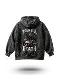 Manmaker Crow Acid Wash Gym Hoodie | Best Gymwear in India | Hoodie