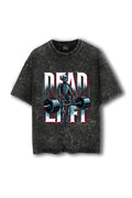Manmaker Dead Lift Acid Wash Oversized Gym T-shirt | Gym Wear for Men