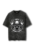 Manmaker Don't Spot Me Acid Wash Oversized Gym T-shirt | Gym Wear