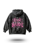 Manmaker Gym Baddie Acid Wash Gym Hoodie | Gym Wear | Baddie | Hoodie