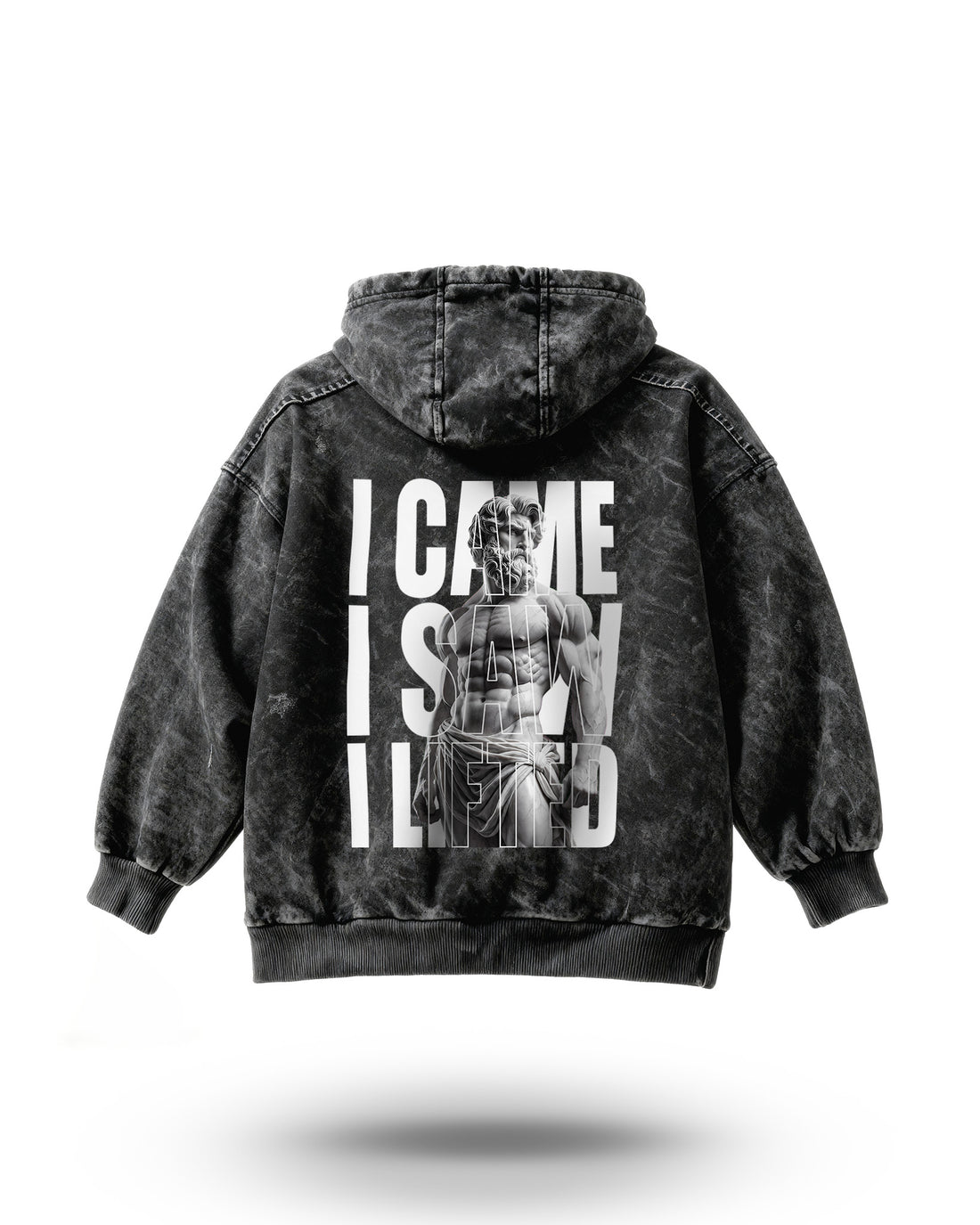 Manmaker I Lifted Acid Wash Gym Hoodie | Gym wear for men | Hoodie 
