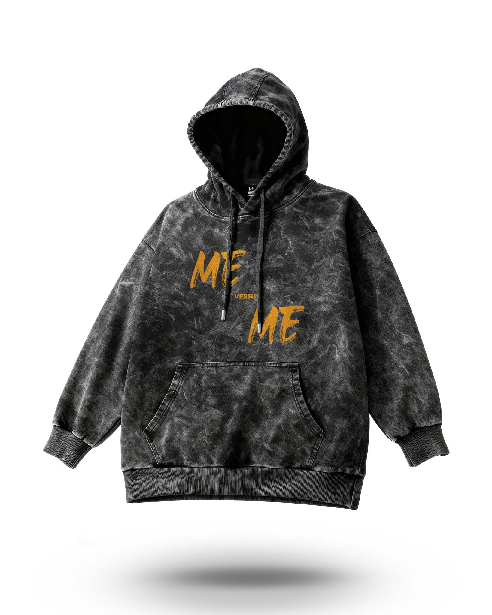 Manmaker Me vs Me Acid Wash Hoodie | Gym Wear | Manmaker Gym Hoodie