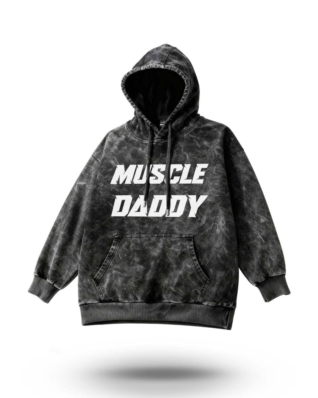Manmaker Muscle Daddy Acid Wash Gym Hoodie | Gym Wear for Men