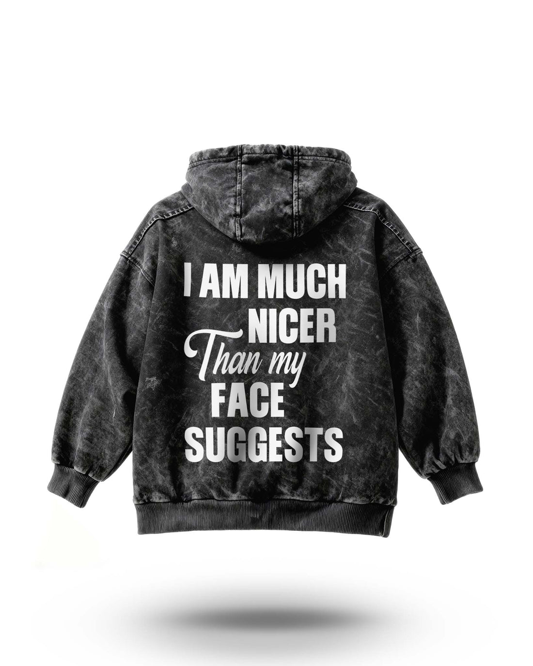 Manmaker Nicer Acid Wash Gym Hoodie | Gym Wear for Men and Women