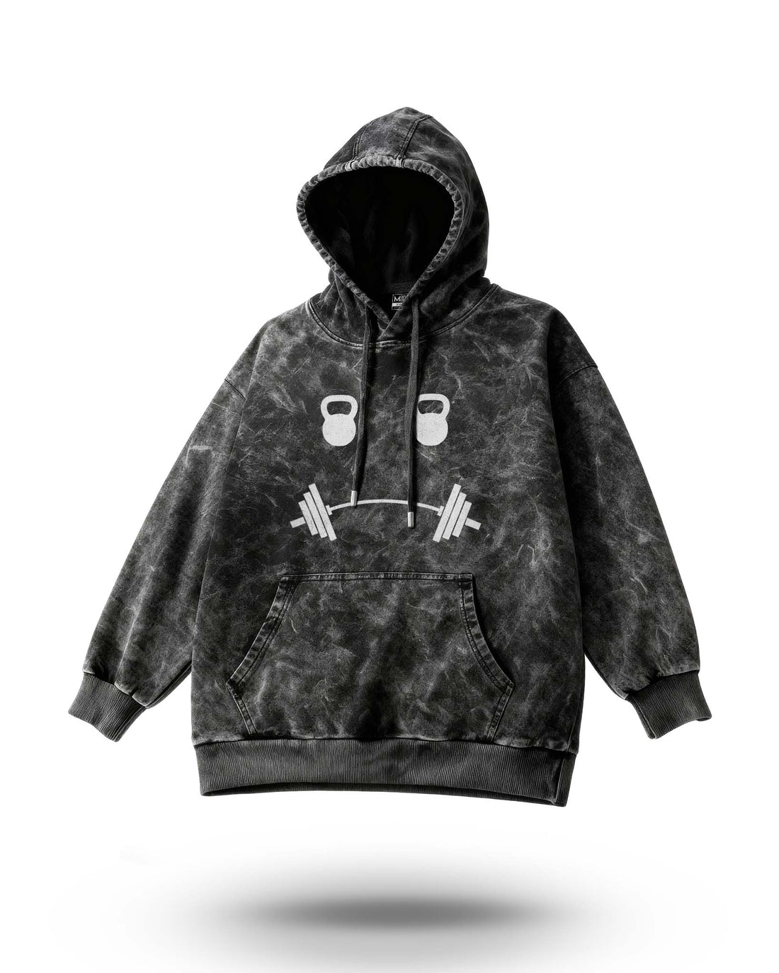Manmaker Sad Acid Wash Hoodie | Gym Wear | Gym Hoodie for Men