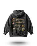 Manmaker Sephora Acid Wash Gym Hoodie | Gym Wear for Women | Hoodie