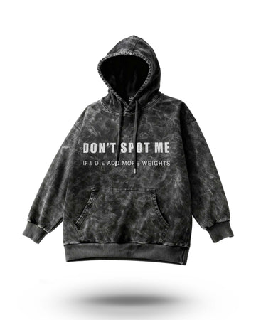 Manmaker Spot Acid Wash Gym Hoodie | Gym Wear | Manmaker Gym Hoodie