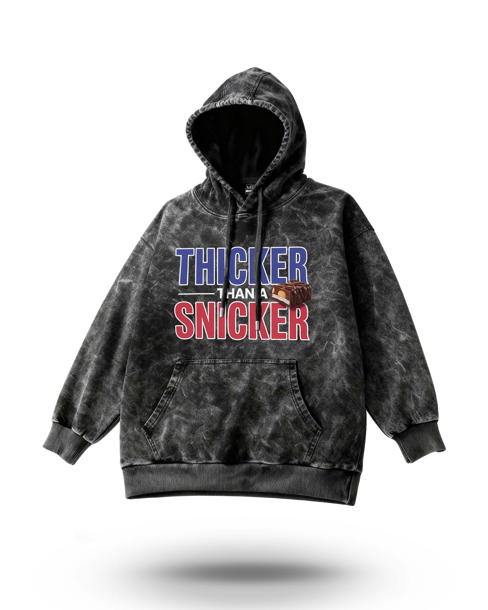 Manmaker Thicker Acid Wash Gym Hoodie | Gym Wear for Women