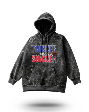 Manmaker Thicker Acid Wash Gym Hoodie | Gym Wear for Women