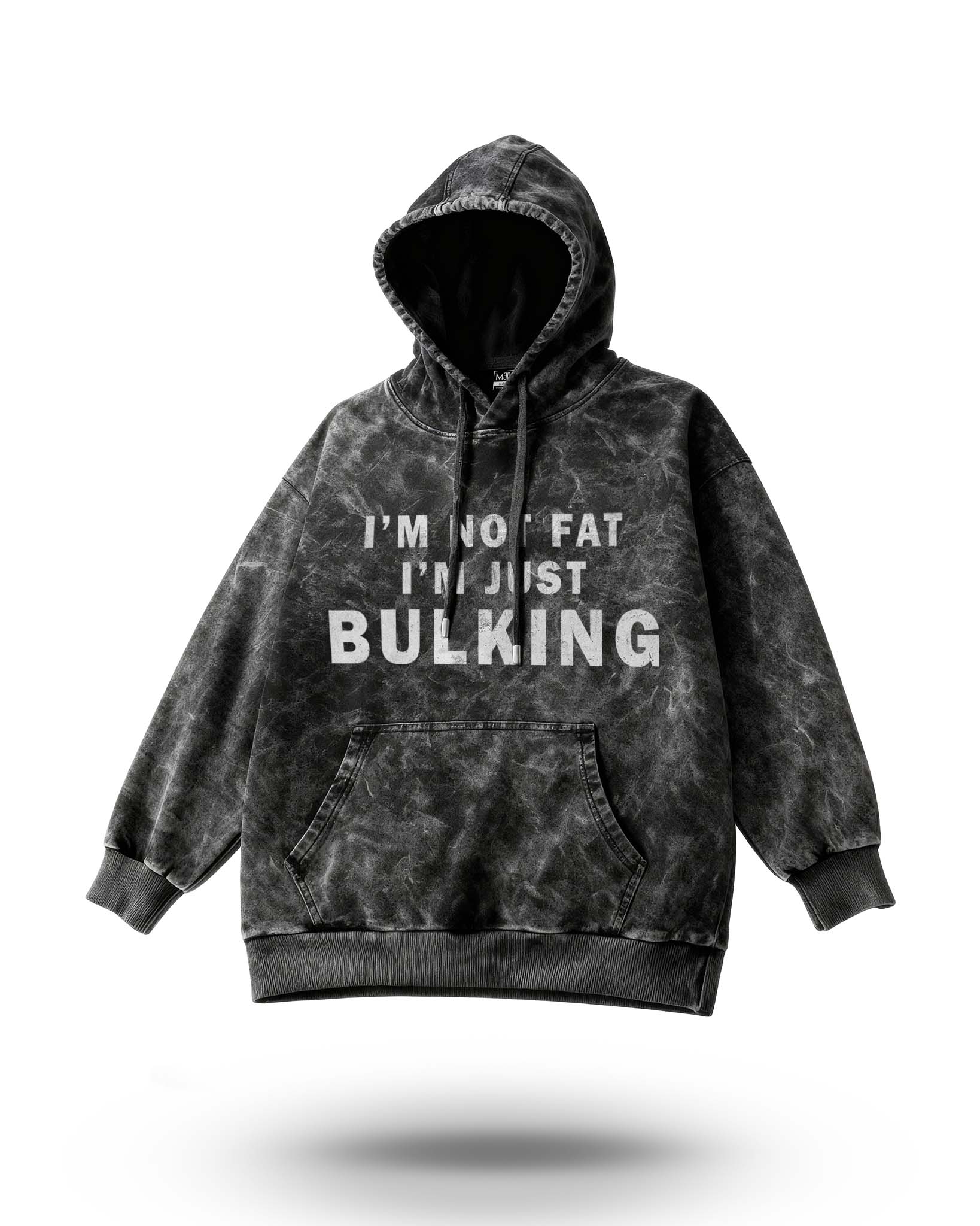 Manmaker Trainer Acid Wash Hoodie | Gym Wear | Gym Hoodie
