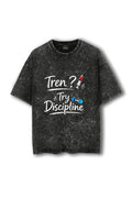 Manmaker Tren Acid Wash Oversized Gym T-shirt | Gym Wear for Men-Women