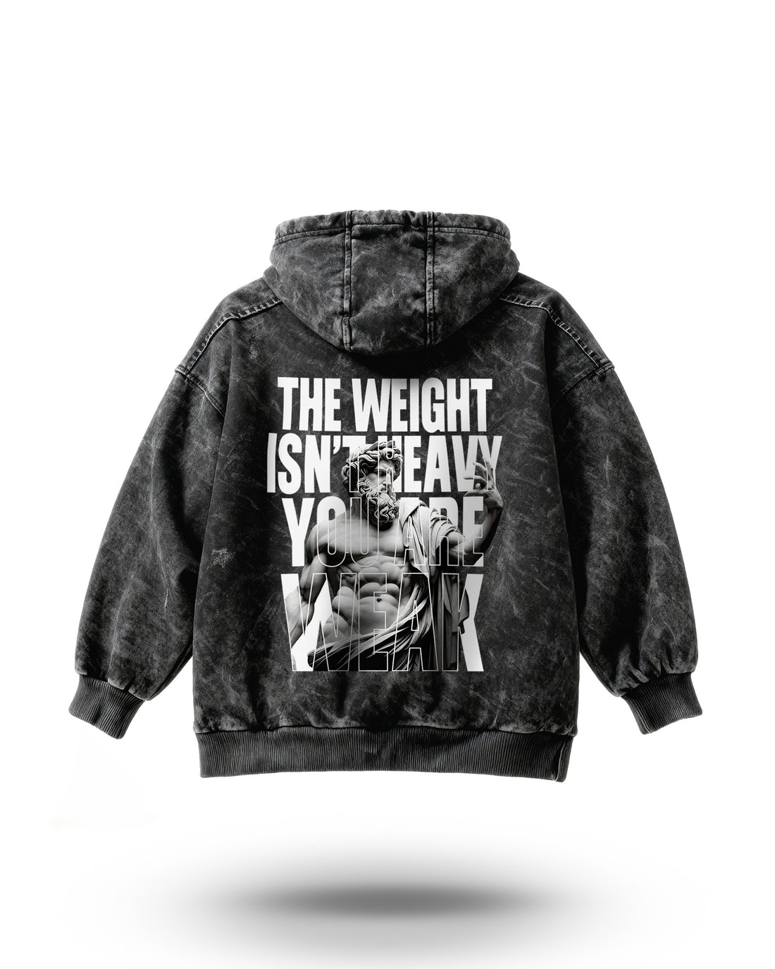 Manmaker Weak Acid Wash Gym Hoodie | Gym Wear for Men | Gym | Hoodie