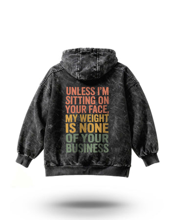 Manmaker Weight Acid Wash Gym Hoodie | Gym Wear for Women