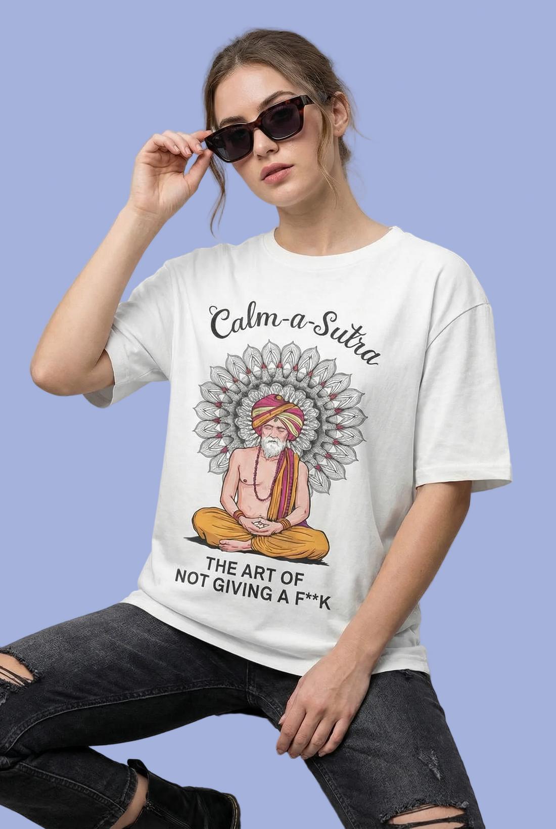 Manmaker's Calm-A-Sutra Oversized T-shirt - Manmaker