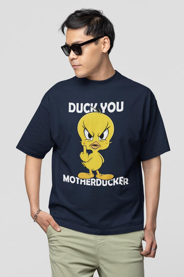 Manmaker's Duck You Oversized T-shirt | Offensive Oversized T-shirt 