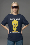 Manmaker's Duck You Oversized T-shirt | Offensive Oversized T-shirt 