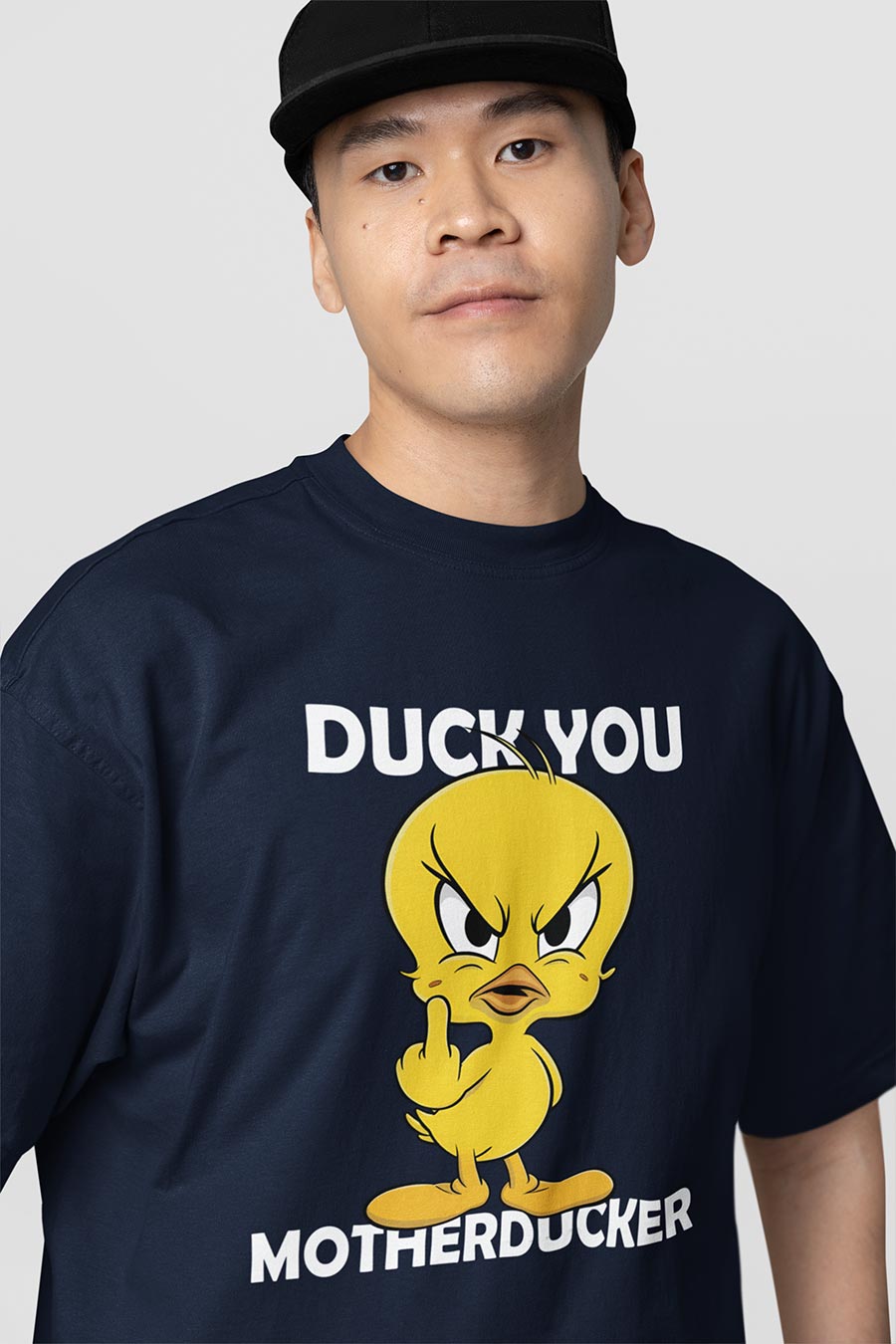 Manmaker's Duck You Oversized T-shirt | Offensive Oversized T-shirt 