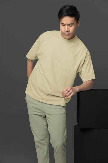 Manmaker's Beige Oversized T-shirt - Manmaker