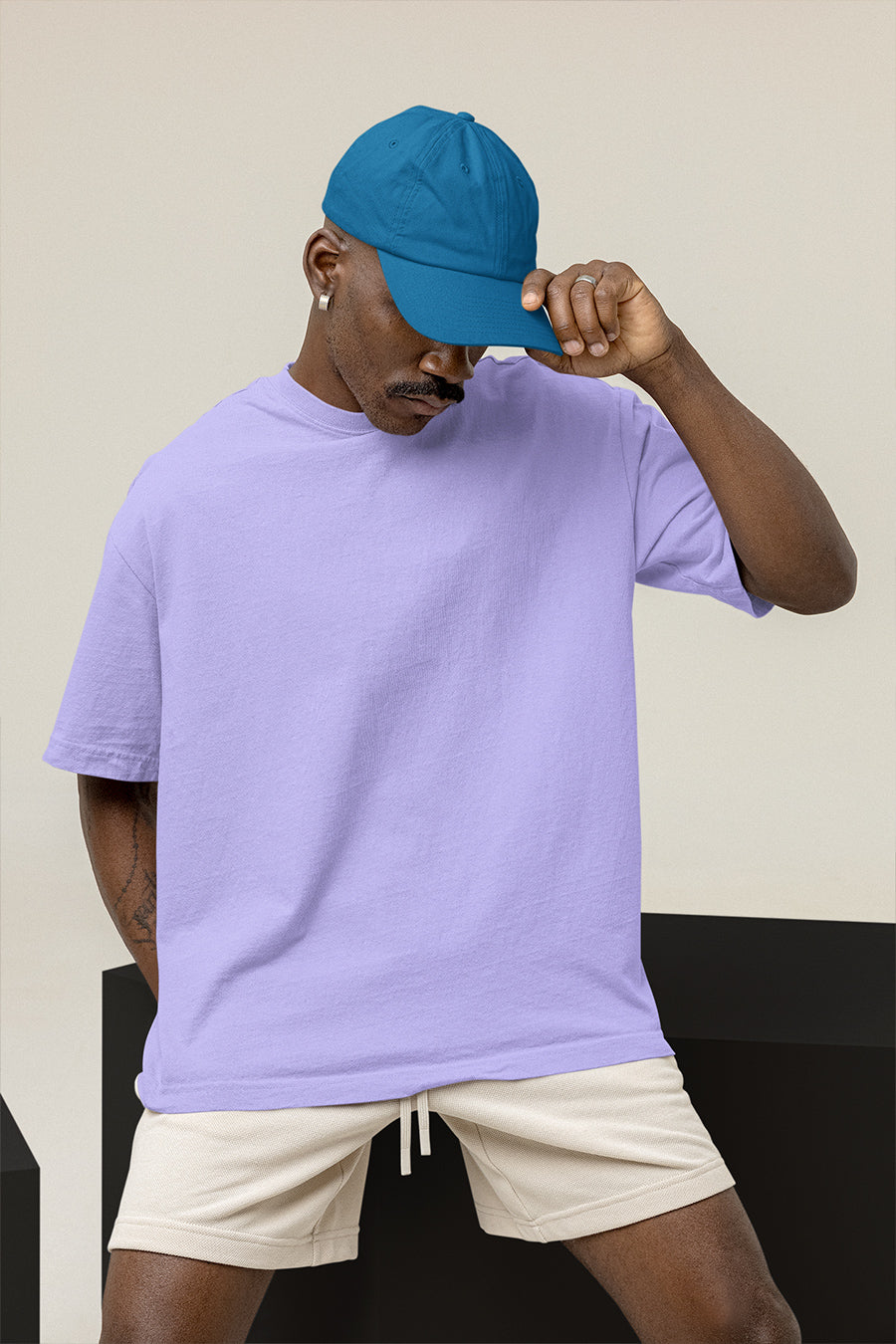 Manmaker's Lavender Oversized T-shirt - Manmaker