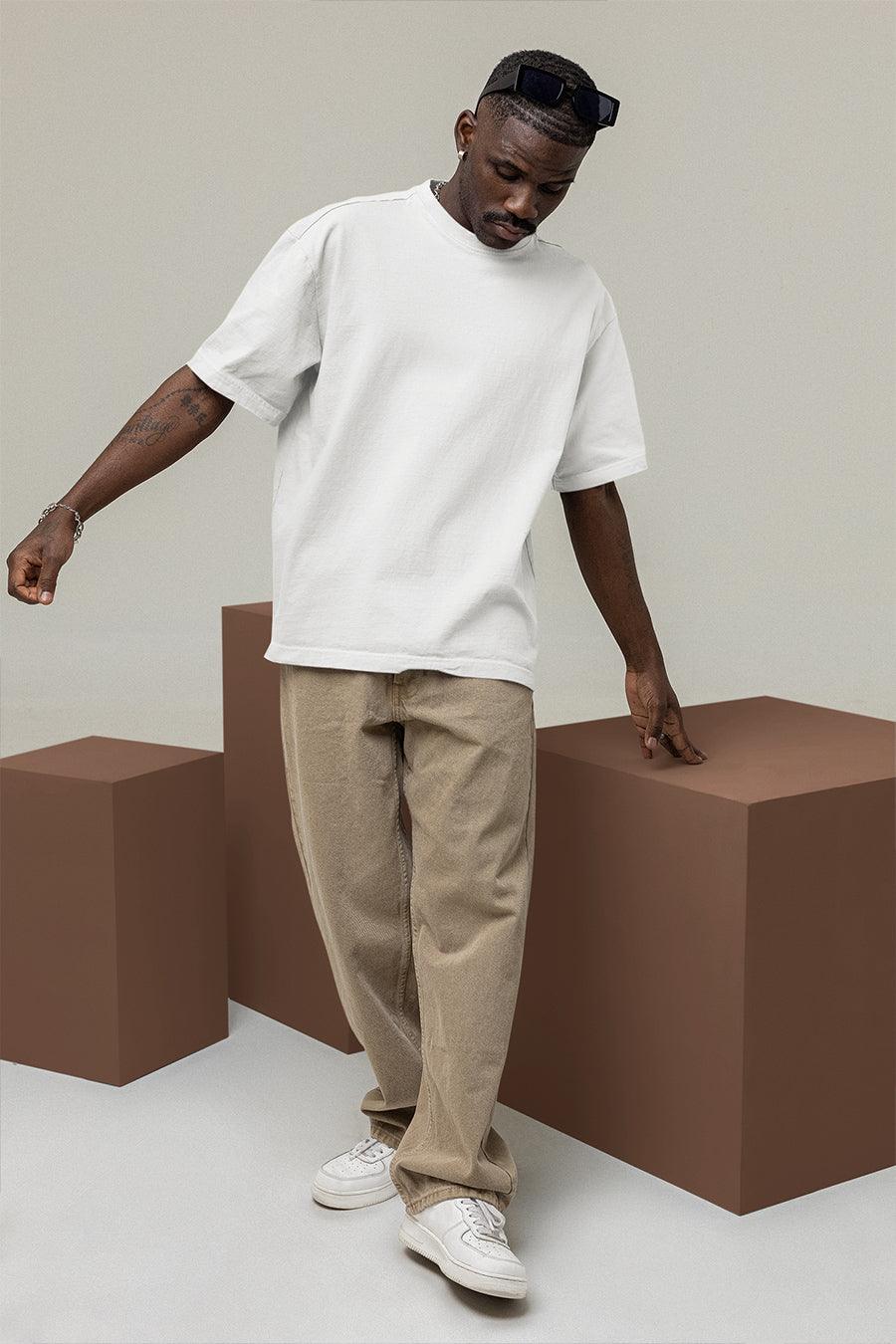 Manmaker's White Oversized T-shirt - Manmaker