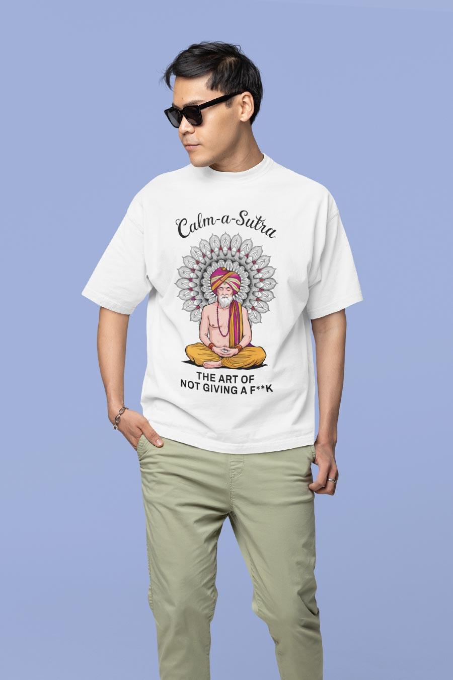 Manmaker's Calm-A-Sutra Oversized T-shirt - Manmaker