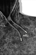 Manmaker Acid Wash Hoodie closeup