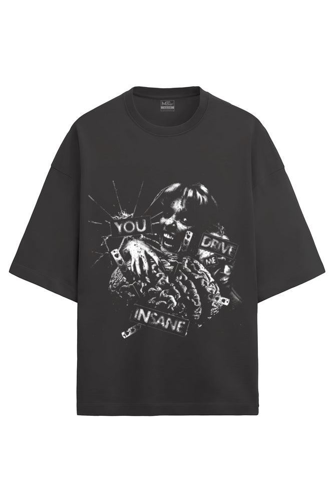 Manmaker Insane French Terry Oversized T-shirt | Streetwear