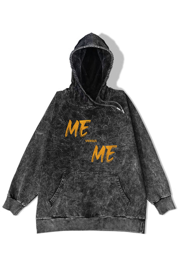 Manmaker Me vs Me Acid Wash Hoodie | Gym Wear | Manmaker Gym Hoodie