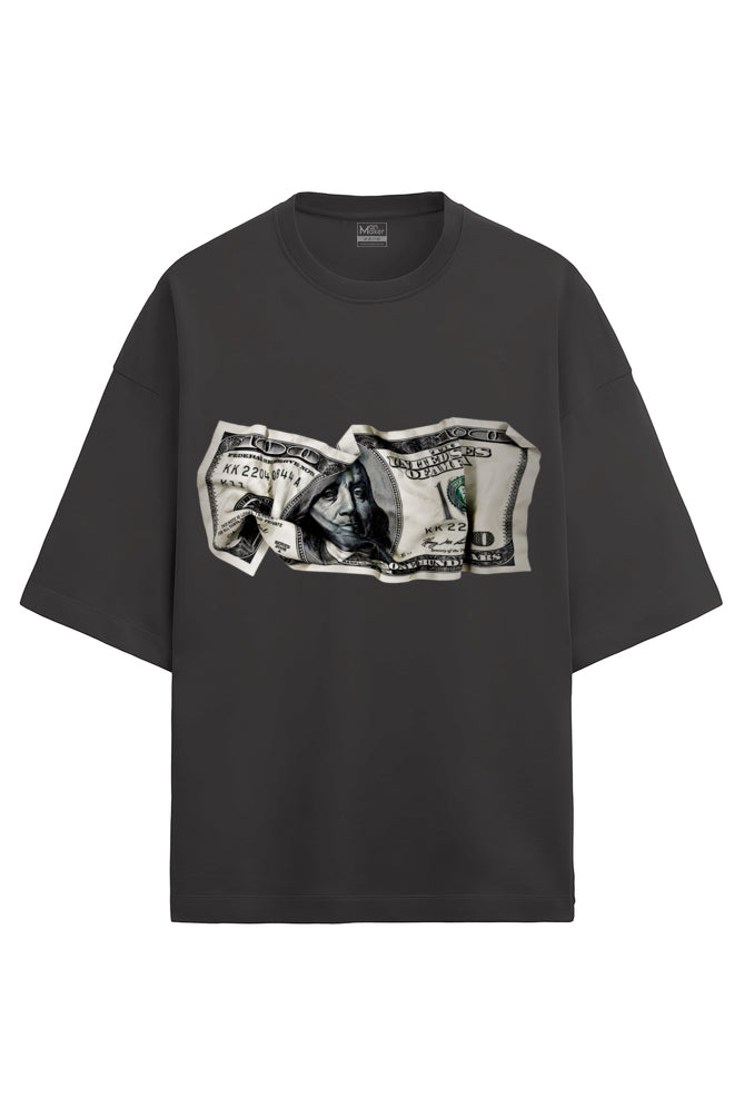 Manmaker Money French Terry Oversized T-shirt | Streetwear