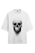 Manmaker Skull French Terry Oversized T-shirt | Streetwear