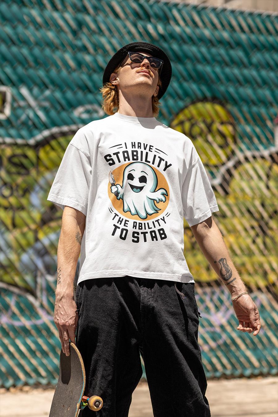 Manmaker's Stability White Oversized T-shirt - Manmaker