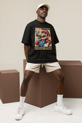 Manmaker's Super Mario Black Oversized T-shirt - Manmaker