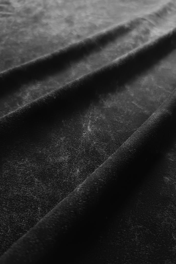 Manmaker Acid Wash T-shirt fabric closeup